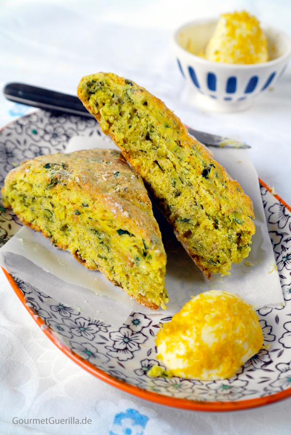  Herb Scones with Lemon Butter 